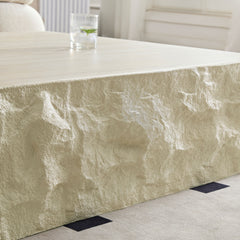 Stone Study — Sculpted Fiberglass Coffee Table