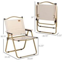 Field Chair — Folding Camp Seat, Set of Two