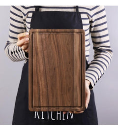 Board & Tray — Black Walnut Cutting Board