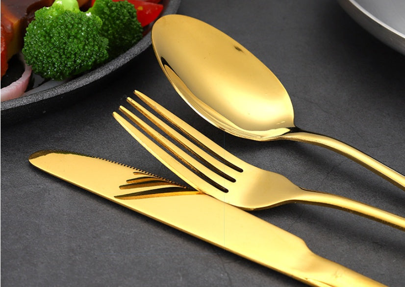 The Everyday Set — 24-Piece Stainless Steel Flatware