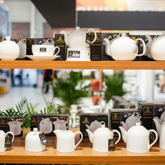 Slow Brew — Stacking Porcelain Teapot & Cup Set