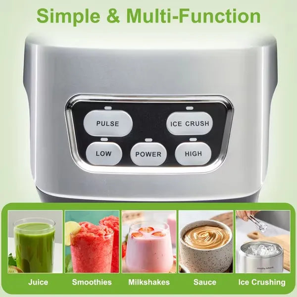 Morning Pour — Countertop Blender with Travel Cup