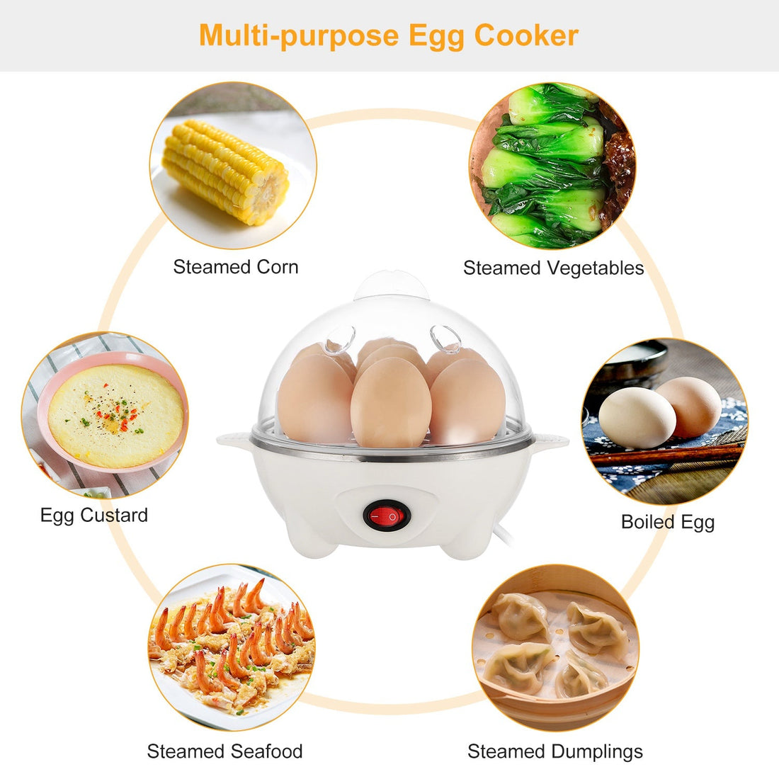 Soft-Boil — Electric Egg Cooker for Seven