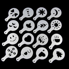 Barista at Home — Latte Art Stencil Set