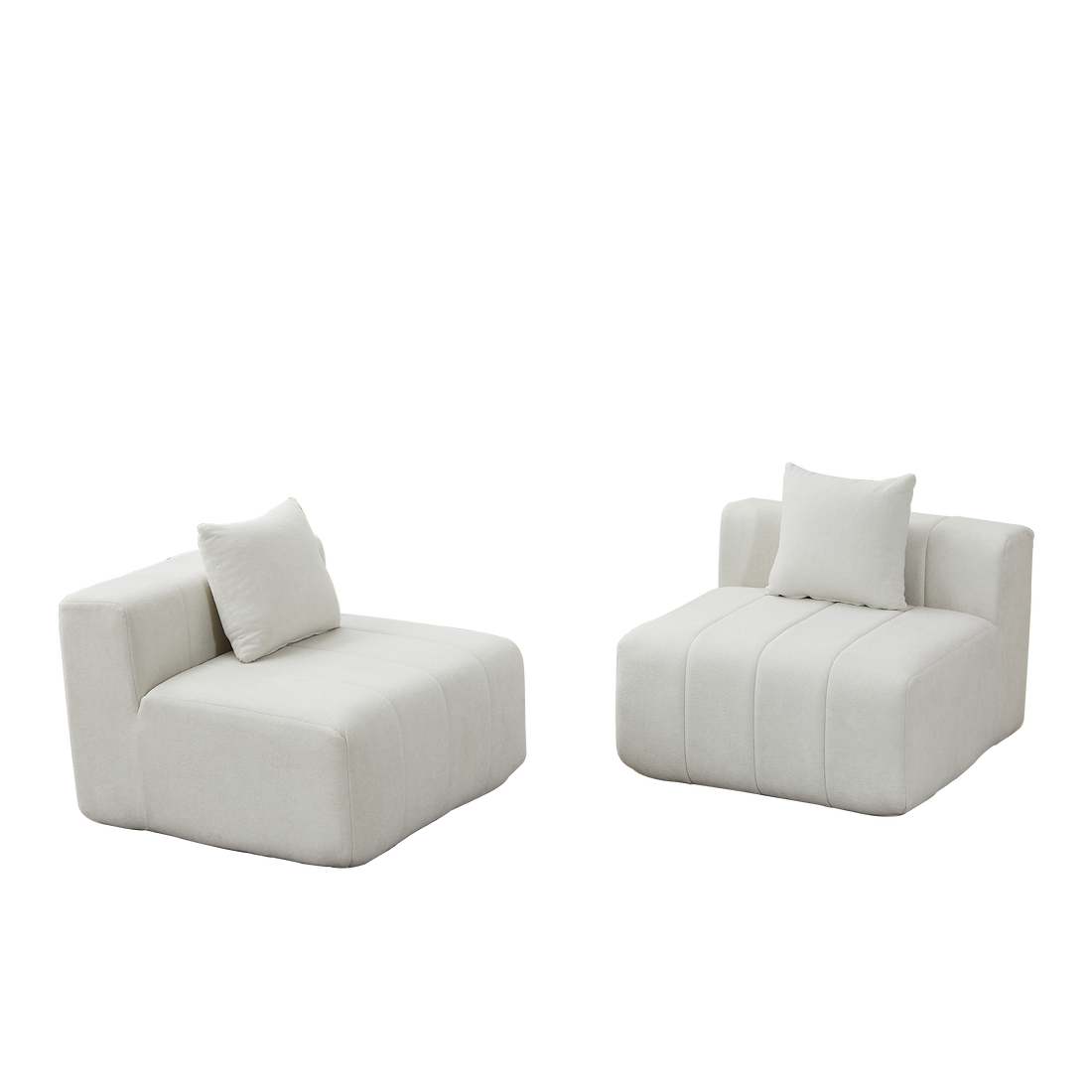 Cloud Lounge — Chenille Modular Sectional with Pillows