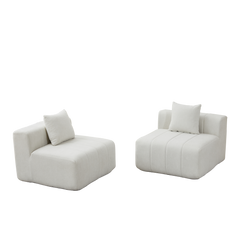 Cloud Lounge — Chenille Modular Sectional with Pillows