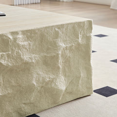 Stone Study — Sculpted Fiberglass Coffee Table
