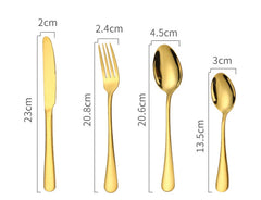 The Everyday Set — 24-Piece Stainless Steel Flatware