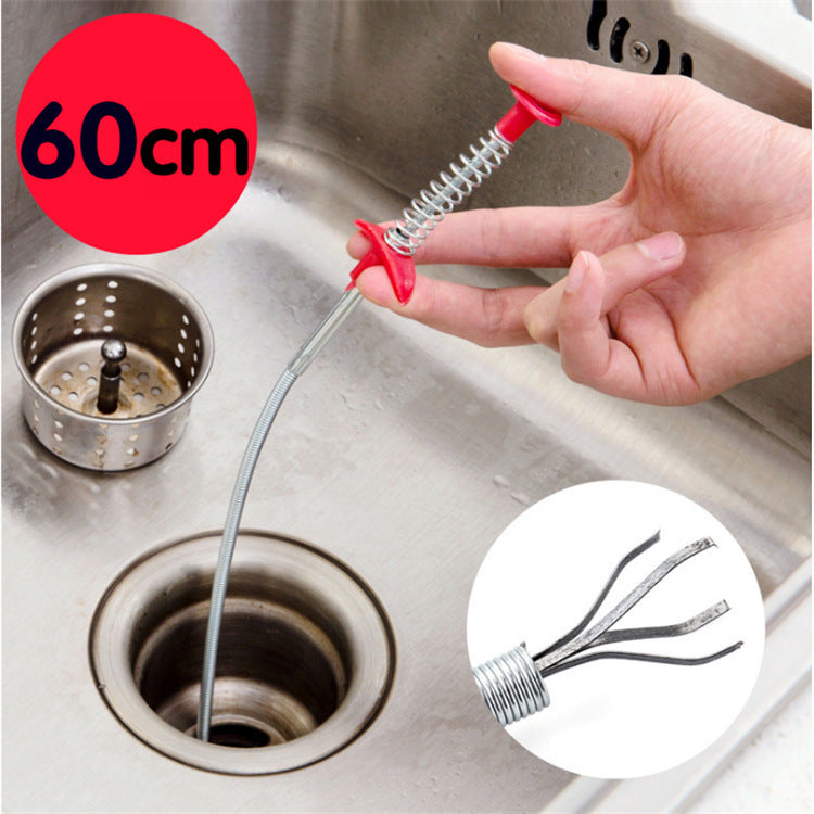 Drain Spring — Flexible Pipe & Sink Clog Remover