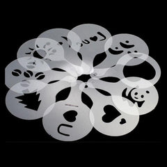 Barista at Home — Latte Art Stencil Set