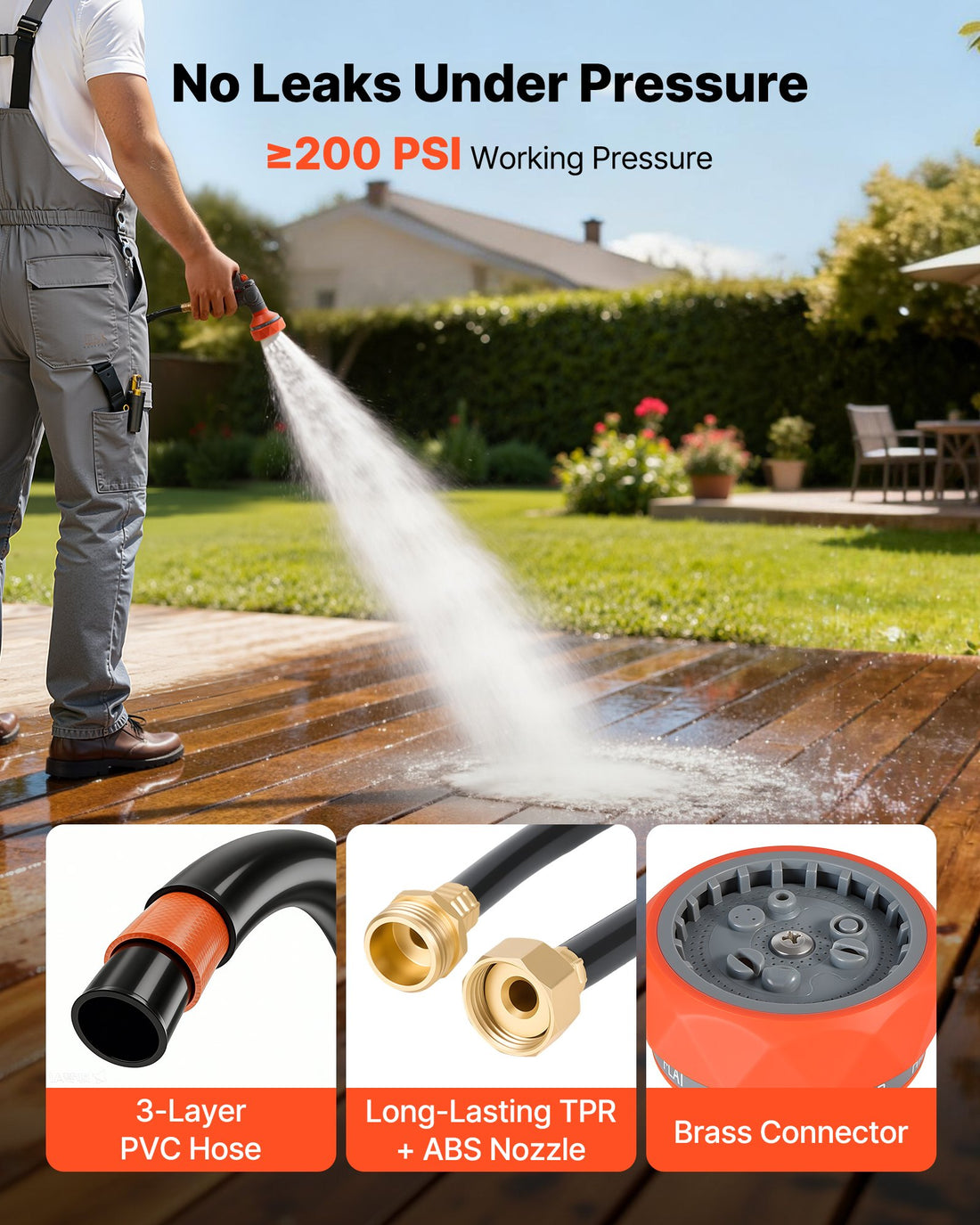 The Tidy Hose — 100 Ft Retractable Garden Reel