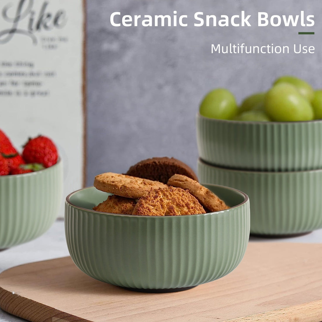 Everyday Bowls — Ceramic Set for Cereal, Salad & Pasta