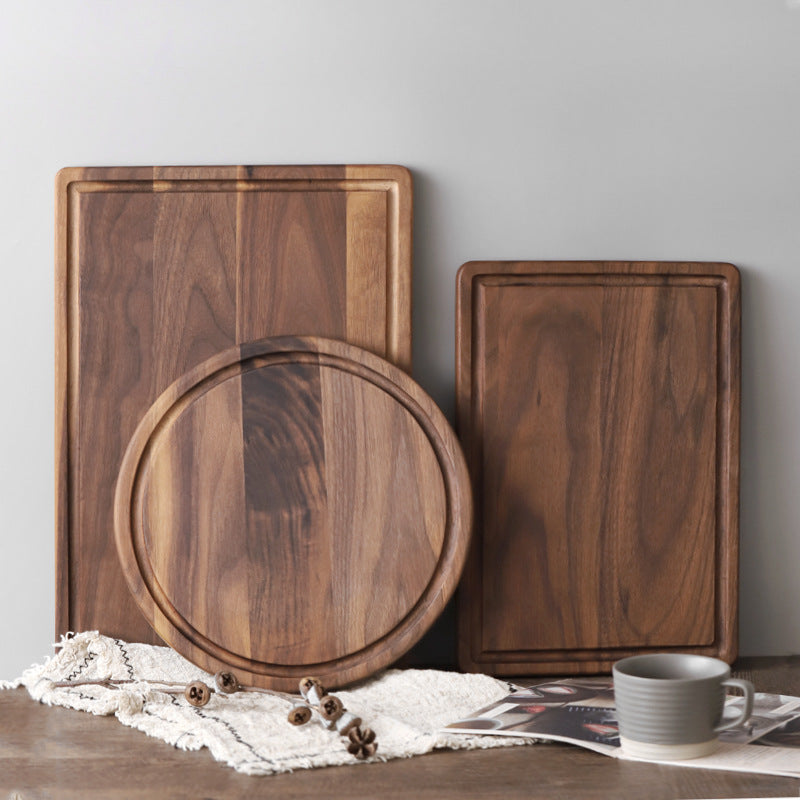 Board & Tray — Black Walnut Cutting Board