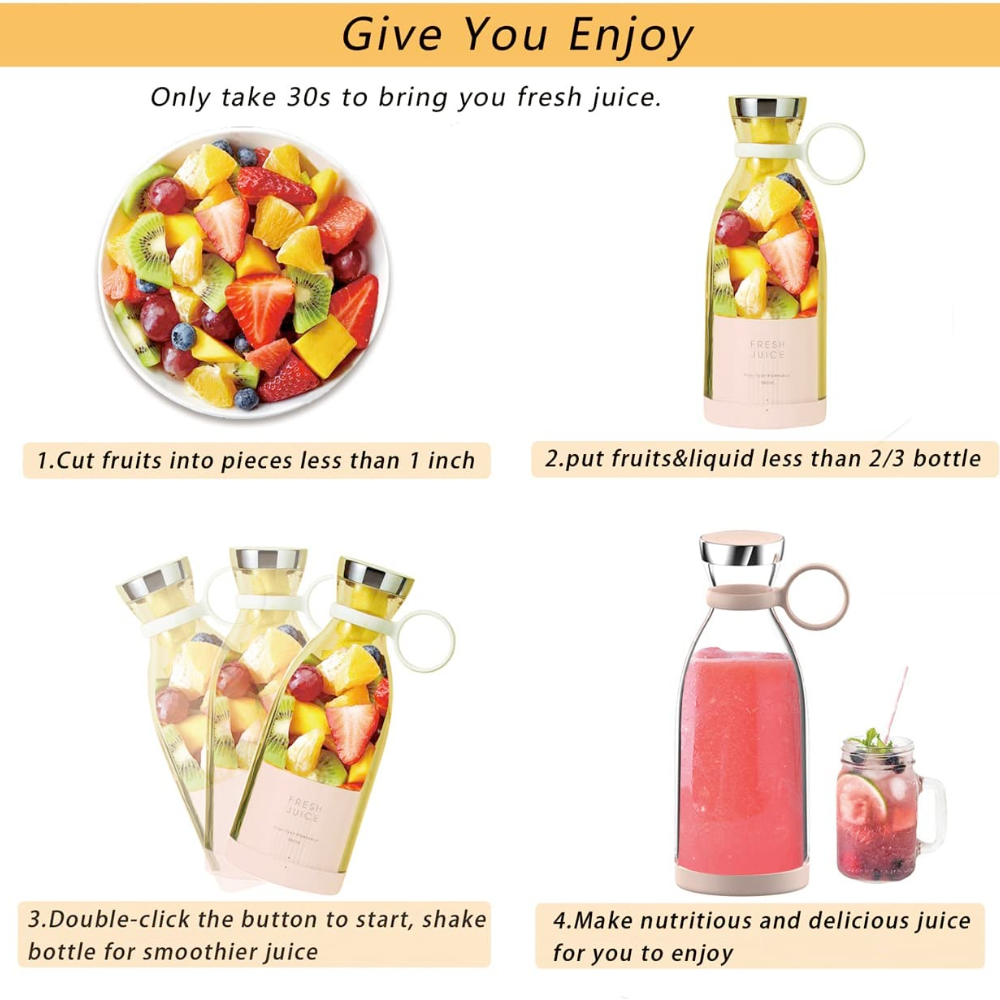 Daybreak Blender — Portable Juicer for Smoothies On the Go