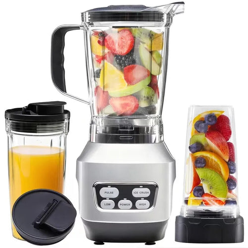 Morning Pour — Countertop Blender with Travel Cup