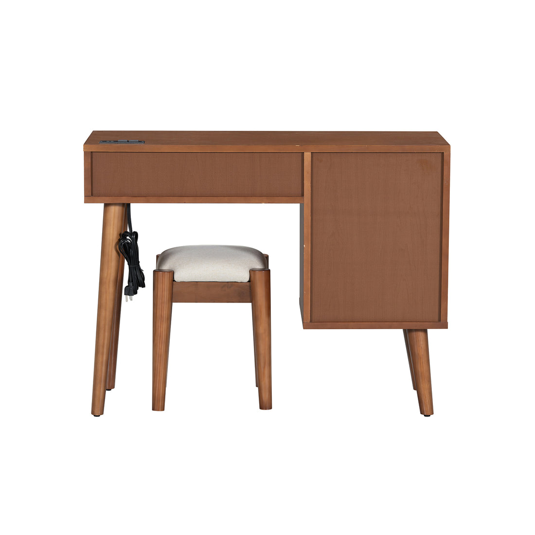 Slow Mornings — Bohemian Walnut Vanity & Stool