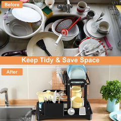 The Tidy Counter — Two-Tier Dish Drying Rack