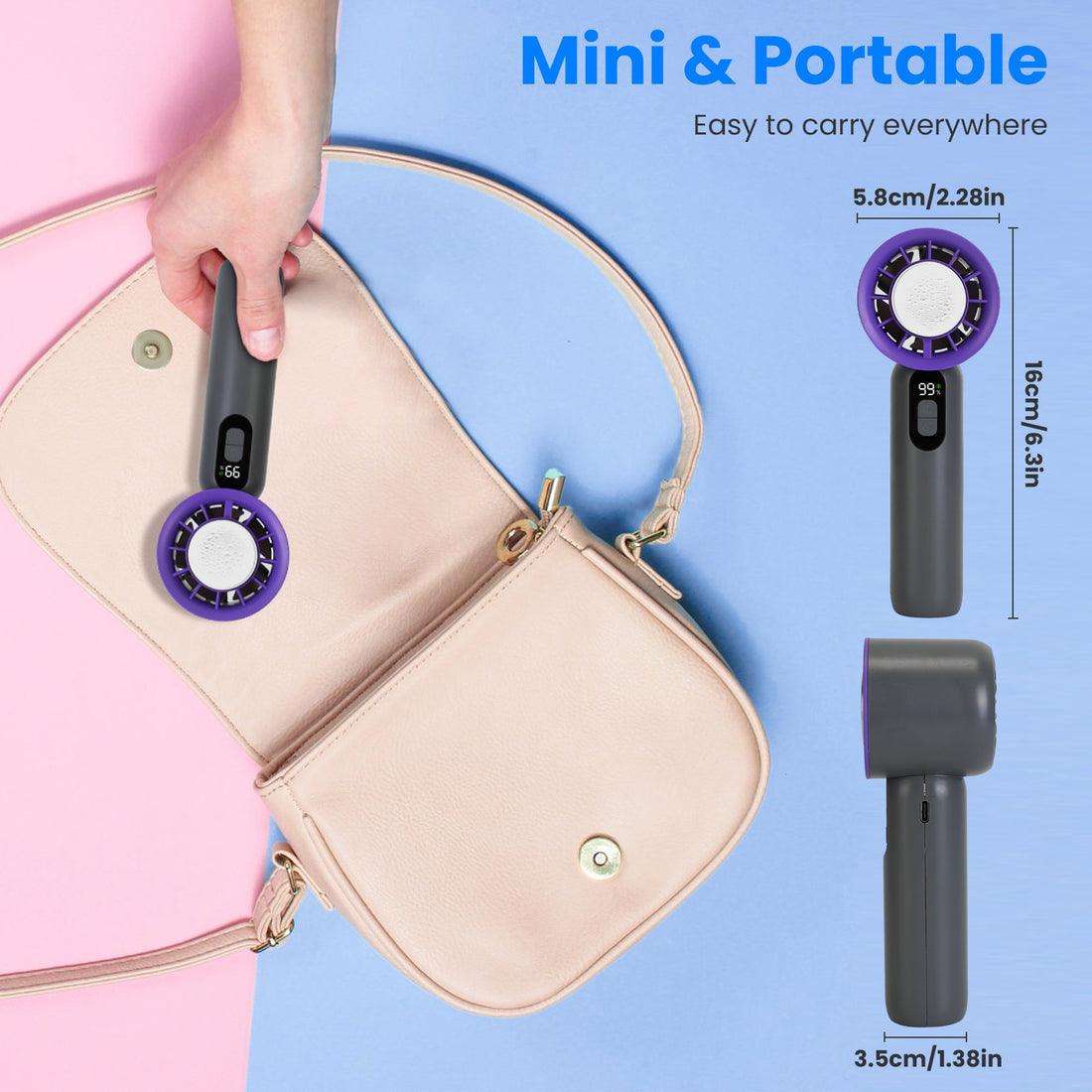 Cooling plate pressed to the wrist for quick relief in summer heat