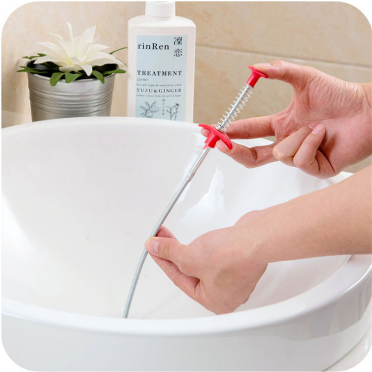 Drain Spring — Flexible Pipe & Sink Clog Remover