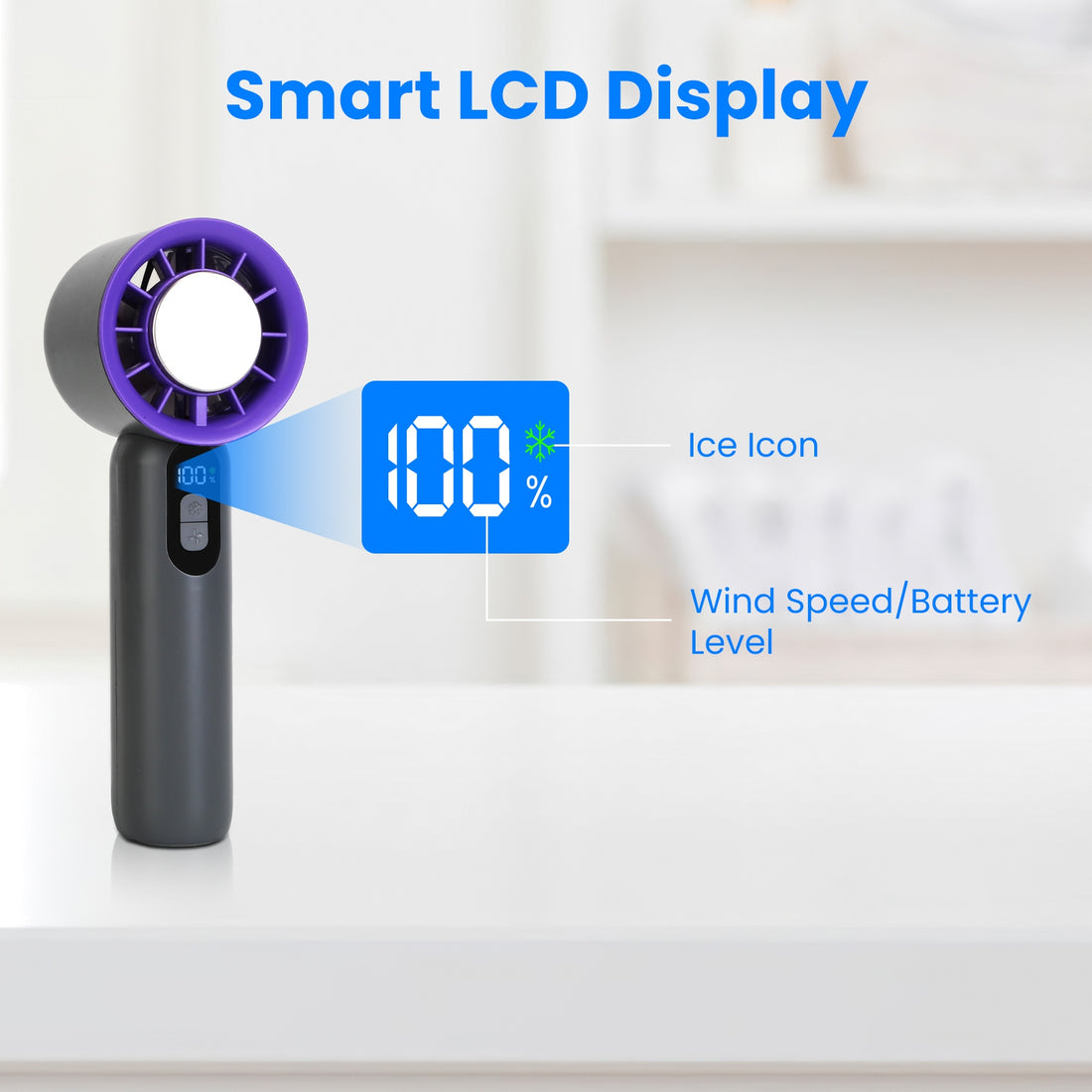 Pocket Breeze — Handheld Turbo Fan with Ice Cooling
