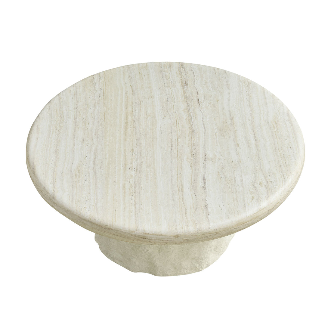 Quiet Stone — Round Fiberglass Coffee Table