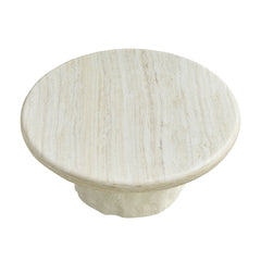 Quiet Stone — Round Fiberglass Coffee Table