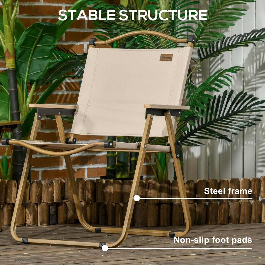 Field Chair — Folding Camp Seat, Set of Two
