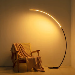 Arc Glow — Modern RGBW Curve Floor Lamp