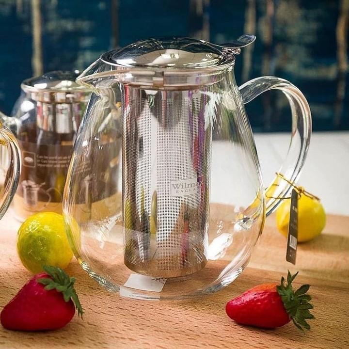 Slow Pour — Borosilicate Glass Teapot with Infuser