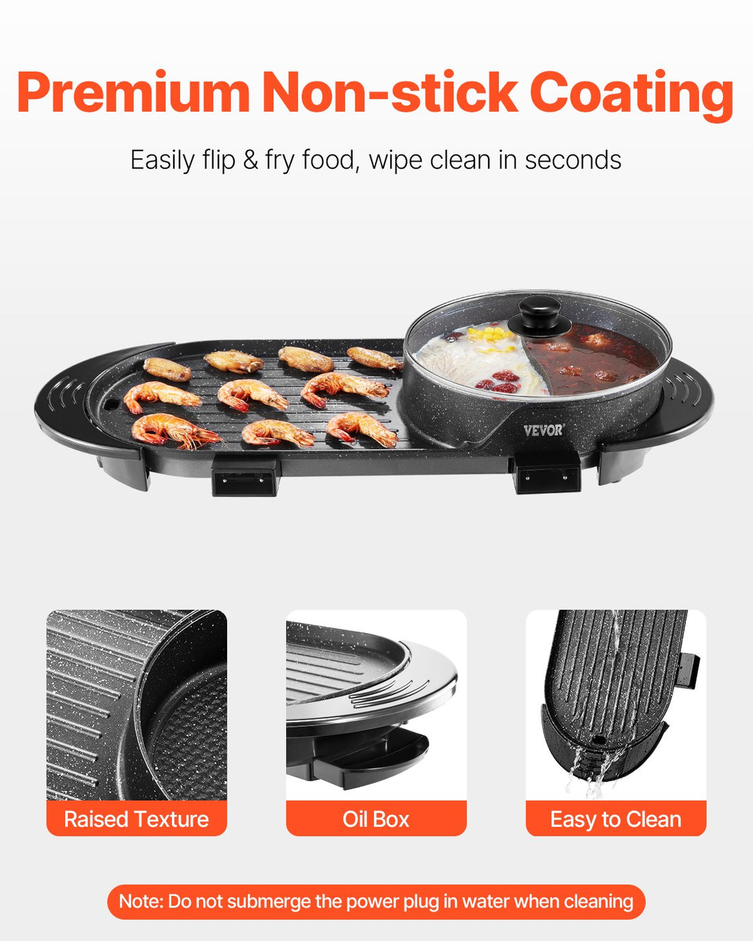 Gather Round — 2-in-1 Electric Hot Pot & Grill
