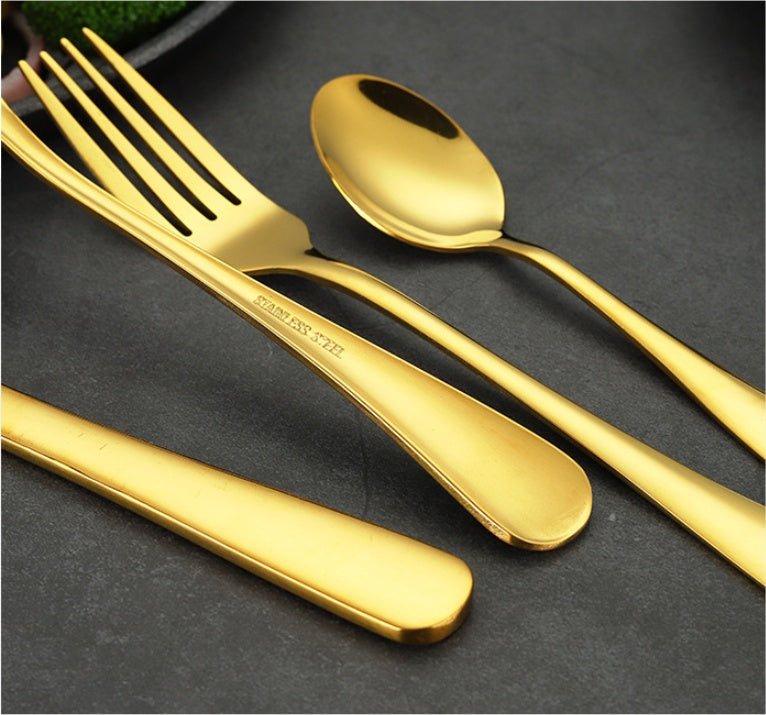 The Everyday Set — 24-Piece Stainless Steel Flatware