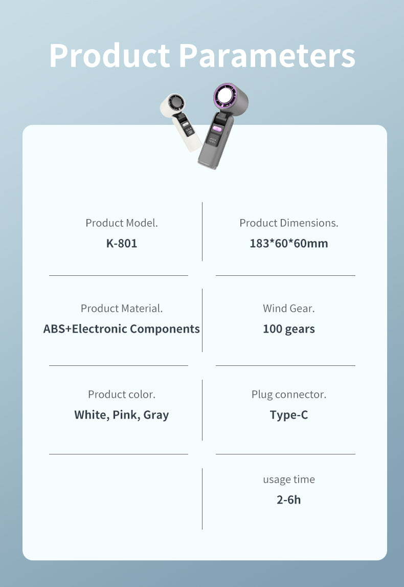 Pocket Breeze — Foldable Handheld Fan with Cool Touch
