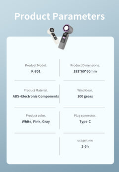 Pocket Breeze — Foldable Handheld Fan with Cool Touch