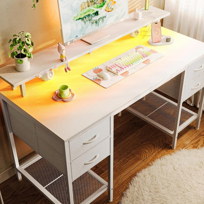 Glow Desk — 47" Gaming & Work Station with LED