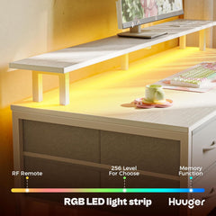 Glow Desk — 47" Gaming & Work Station with LED