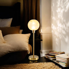 Soft Glow — Mouth-Blown Glass Floor Lamp
