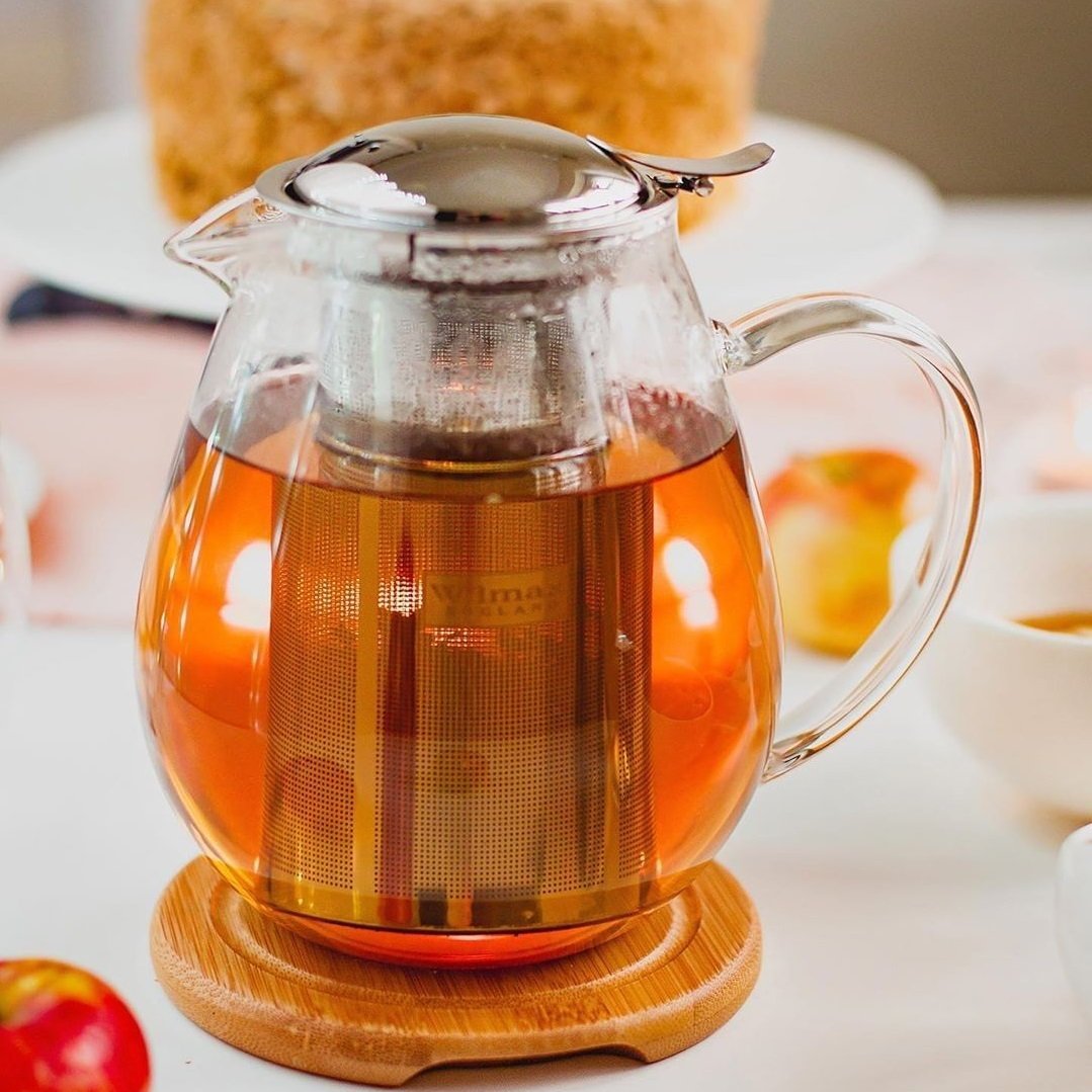 Slow Pour — Borosilicate Glass Teapot with Infuser