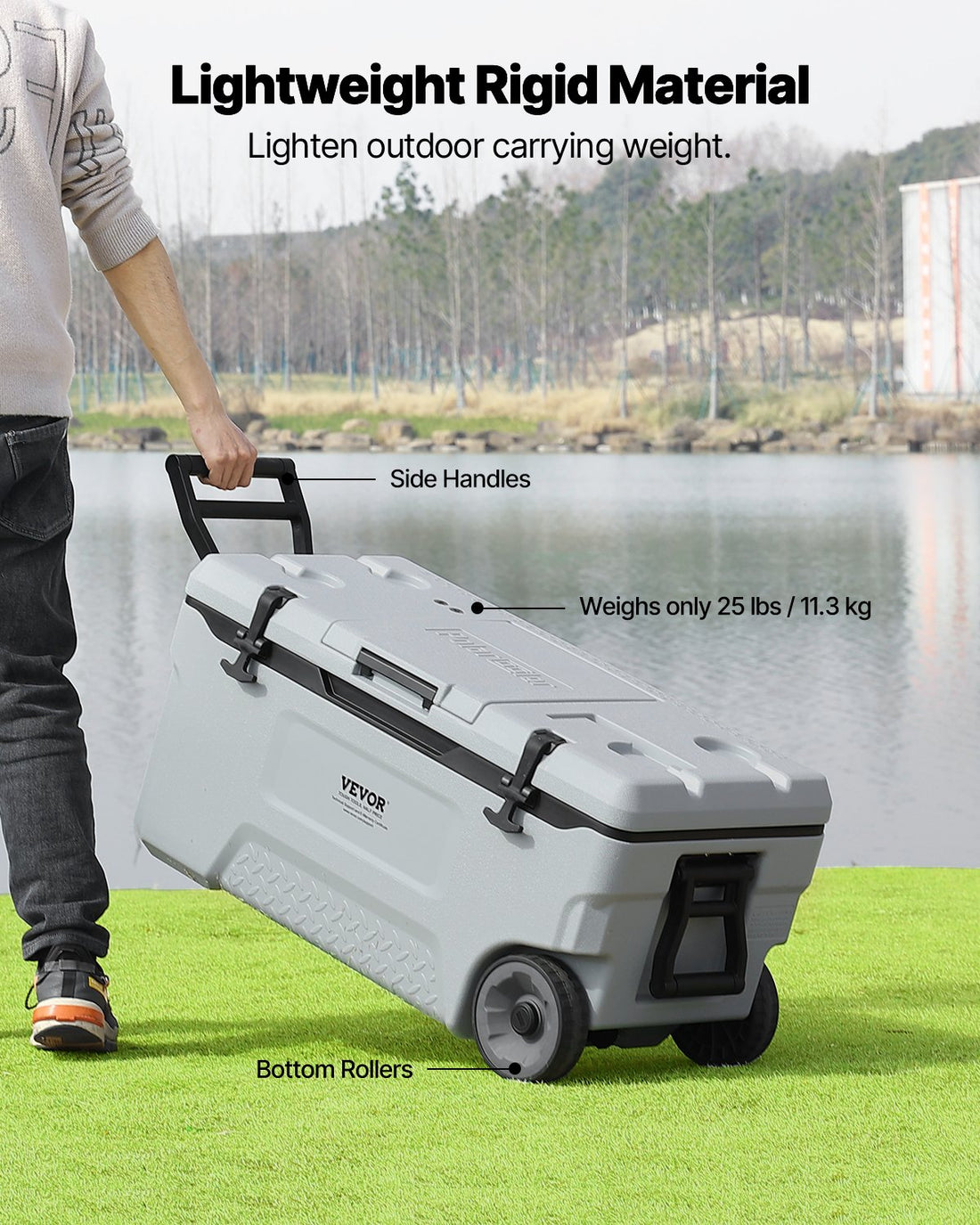 Trailhead Cooler — 74 QT Insulated Wheeled Chest