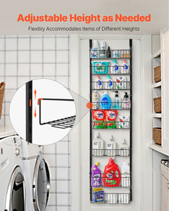 Tucked Away — 8-Tier Over-the-Door Pantry Rack