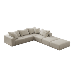 Cloud Lounge — Oversized Chenille Sectional Sofa