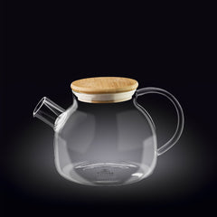 Steeping Hour — Borosilicate Glass Teapot with Bamboo Lid