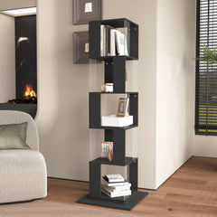 Turn & Show — 360° Rotating 5-Tier Bookshelf