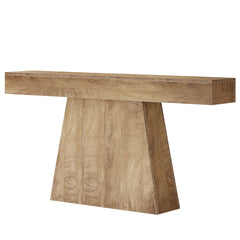 Quiet Entry — Sleek Wood Console Table