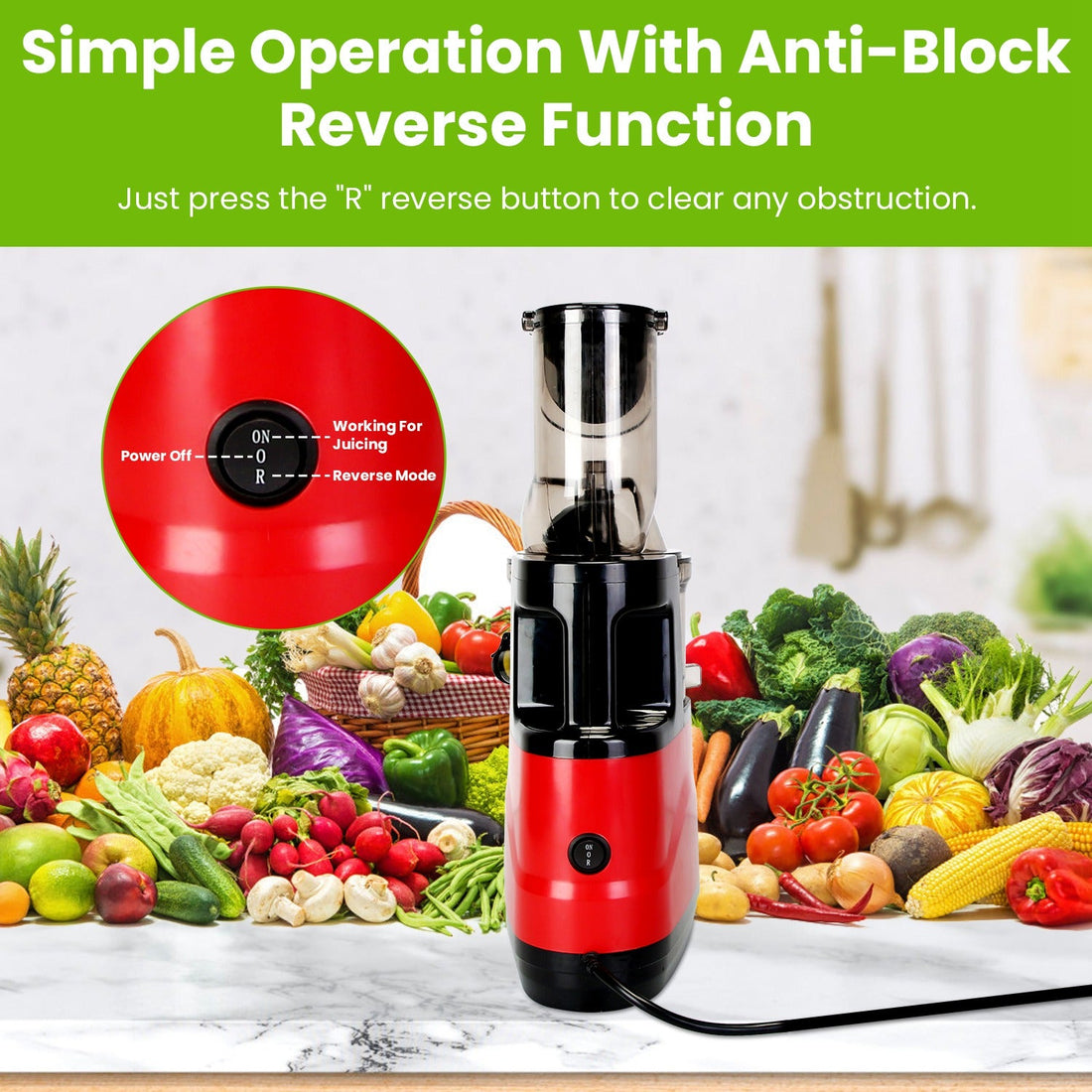Morning Press — Slow Cold-Press Juicer