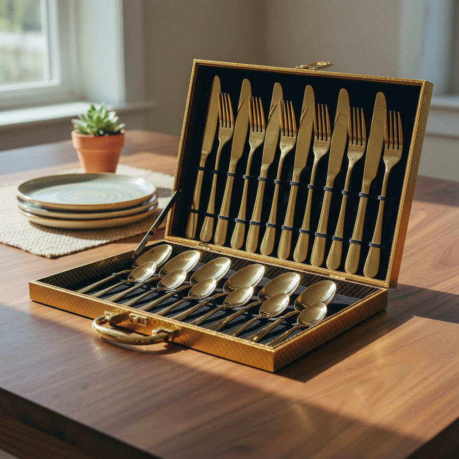 The Everyday Set — Flatware, Stainless Steel, 24-Piece