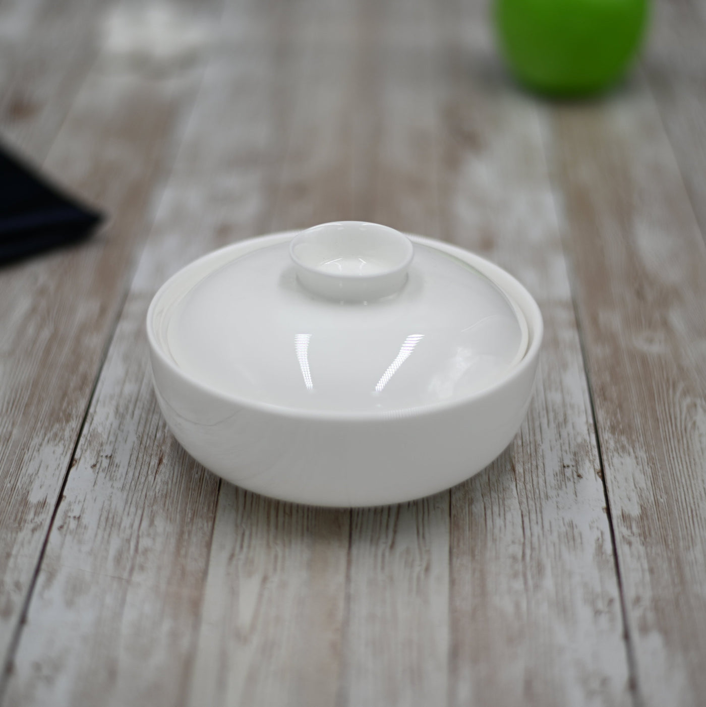 Sunday Bowl — Lidded Porcelain Soup Cup