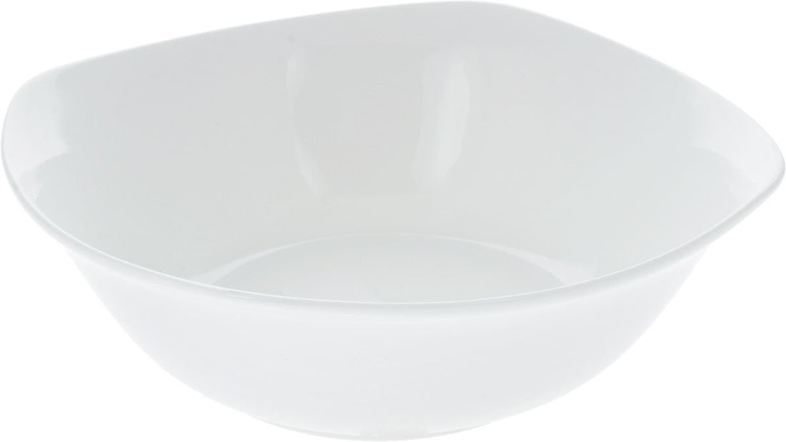 Everyday Bowl — Rolled-Rim White Porcelain