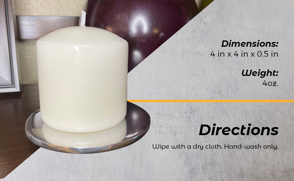Halo Disc — Recycled Aluminum Candle Holder & Coaster