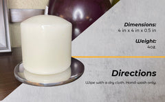 Halo Disc — Recycled Aluminum Candle Holder & Coaster