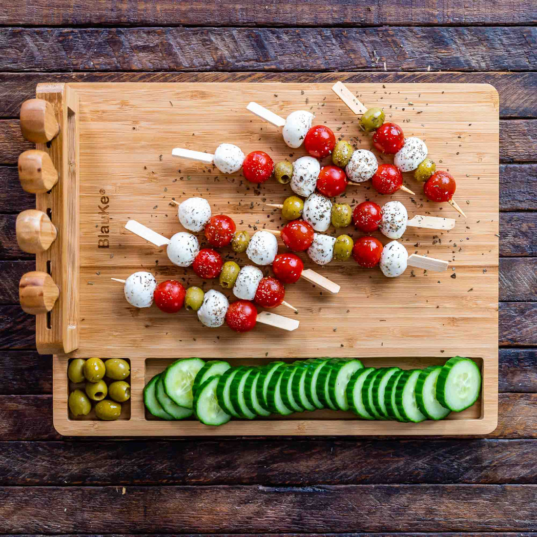 The Gathering Board — Bamboo Cheese & Knife Set
